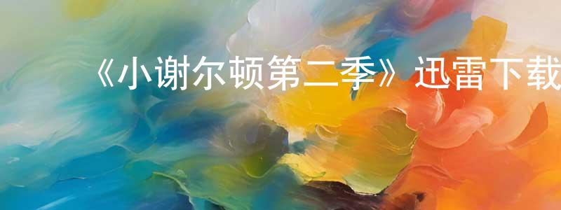安宏飞的动漫综艺大全,《小谢尔顿第二季》迅雷下载/在线观看-都市情感-美剧天堂
